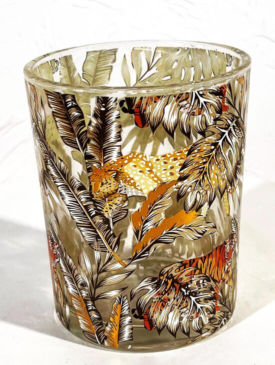 Tējas sveces stikla svečturis